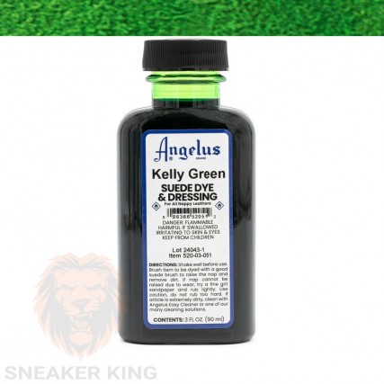 Барвник для замші Angelus Kelly green suede dye (яскраво зелений) made in USA